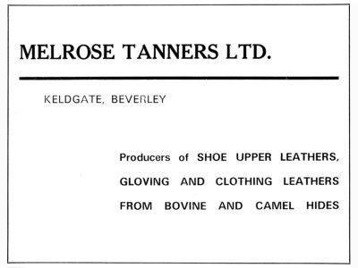 melrose tanners beverley